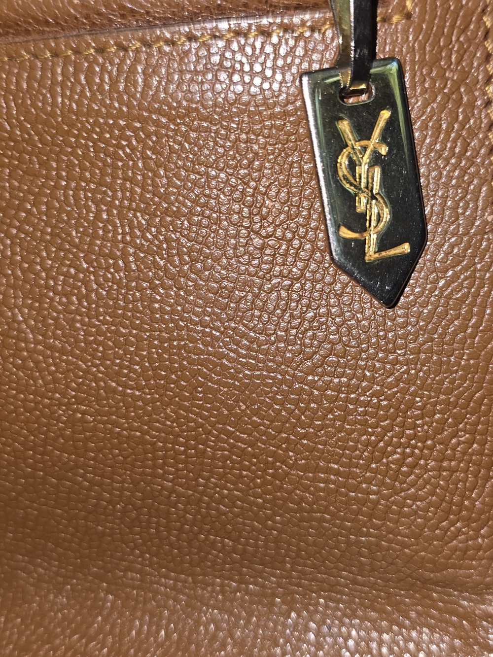 Yves Saint Laurent Vintage Tan Leather Wallet - Picture 7 of 14